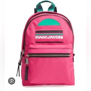 NWT Marc Jacobs Trek Pack Sport Logo Medium Backpack in Peony
